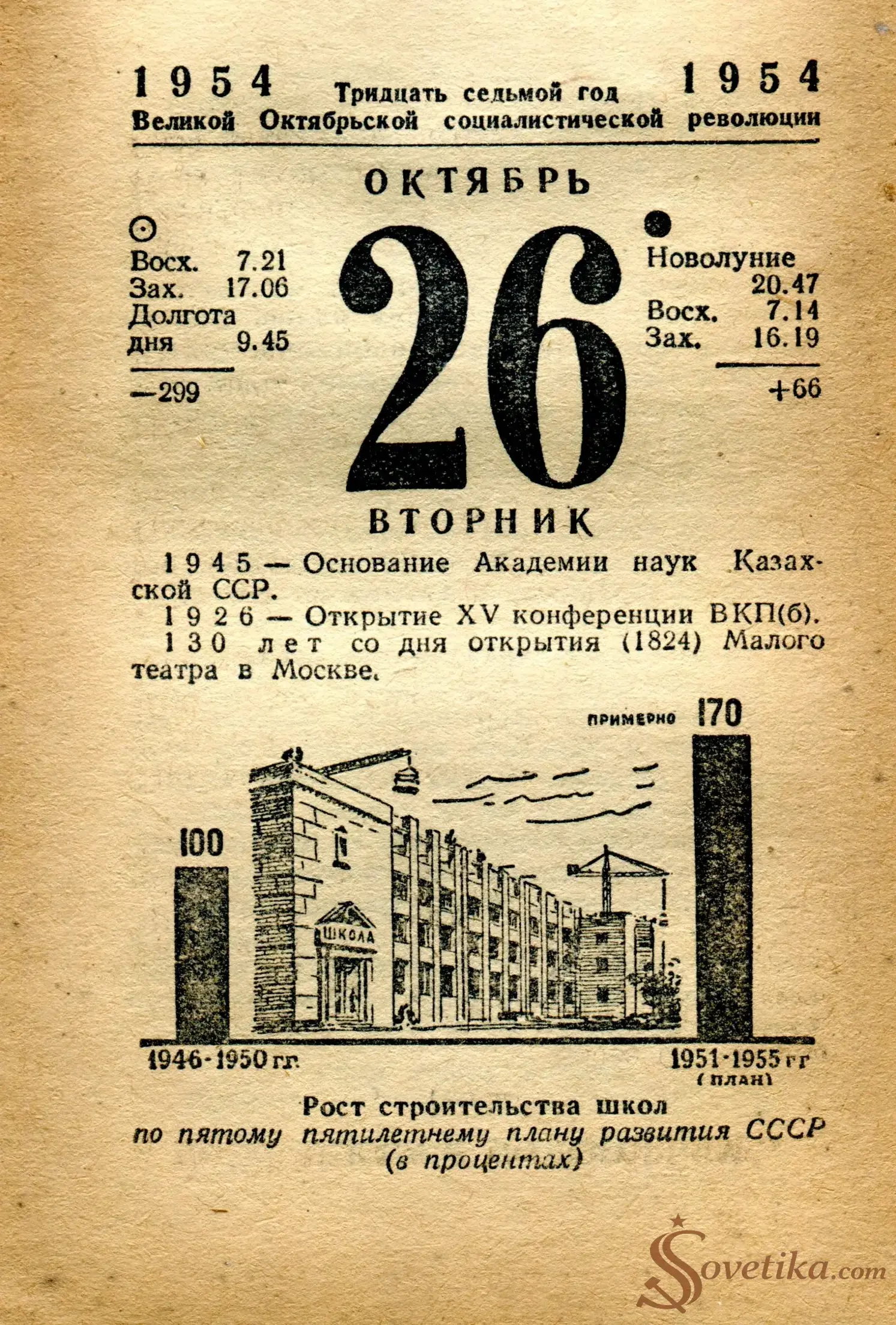 1954.10.26 - Календарь Политиздата.webp